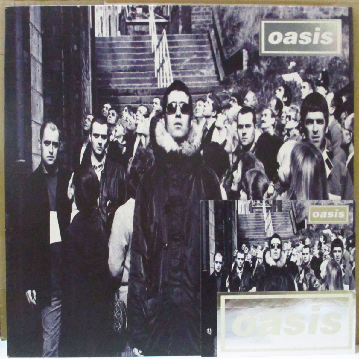 OASIS (オアシス)  - D'You Know What I Mean +2 (UK オリジナル 12"+インナー, インサート, ステッカー/バンドロゴ光沢ジャケ)