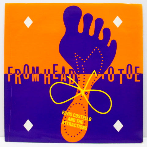 ELVIS COSTELLO & The Attractions ‎ - From Head To Toe (UK Orig.7"+PS)