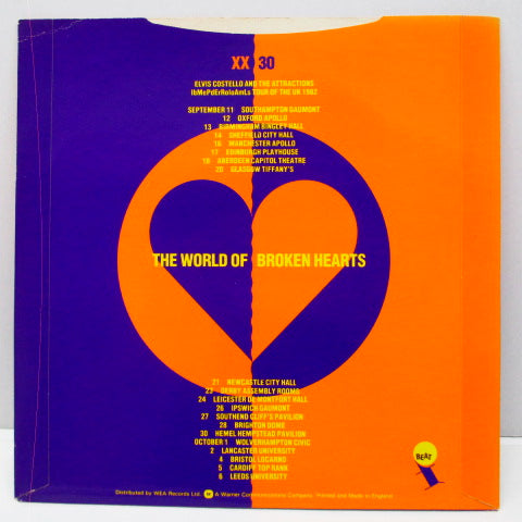 ELVIS COSTELLO And The Attractions (エルヴィス・コステロ & ジ・アトラクションズ)  ‎ - From Head To Toe (UK Orig.7"+PS)