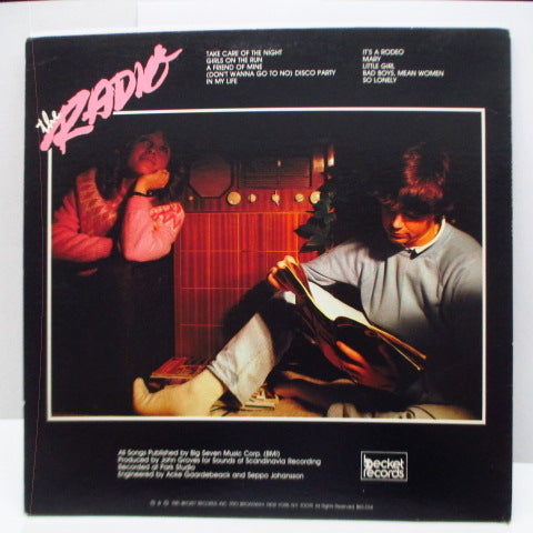 RADIO, THE (ザ・レディオ)  - Radiowave  (US オリジナル LP) スウェーデン・パワーポップ ! '81年セカンド！