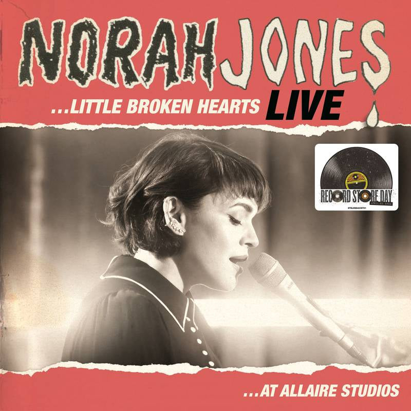 NORAH JONES (ノラ・ジョーンズ)  - Little Broken Hearts: Live At Allaire Studios (US RSD 2023 限定2,500枚140g ピンクヴァイナル LP/NEW) '22年スタジオライブアルバム