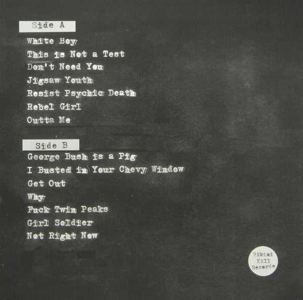 BIKINI KILL (ビキニ・キル)  - Yeah Yeah Yeah Yeah (US 限定再発 LP/NEW)  '92年アルバム
