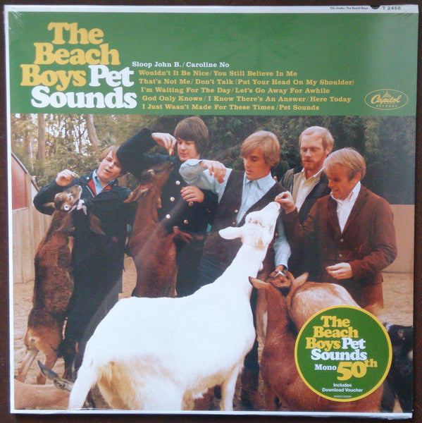 BEACH BOYS    (ビーチ・ボーイズ)  - Pet Sounds (EU 限定復刻再発モノラル高音質 LP/New)'66年大名作！