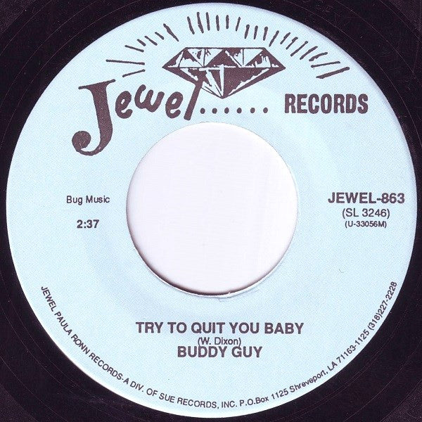 BUDDY GUY (バディ・ガイ)  - Try To Quit You Baby / Sit And Cry (US '92 限定再発 7"/廃盤 New)