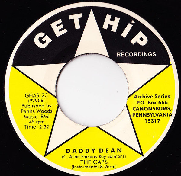 CAPS, THE (ザ・キャップス)  - Red Head Flea / Daddy Dean (US 限定ジャケ付再発 7"/New) ラスヴェガス・グラインド系R&Rインスト