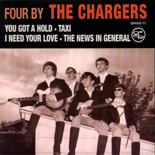 CHARGERS, THE (ザ・チャージャーズ)  - Four By The Chargers EP (US 限定再発ジャケ付き 7"/New) カルト・ガレージ・バンド