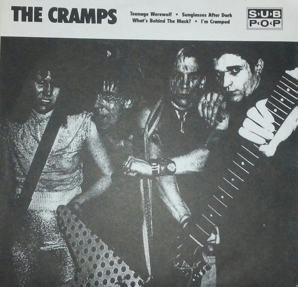 CRAMPS (クランプス)  - Teenage Werewolf +3 (EU Unofficial Blue VInyl 7”)