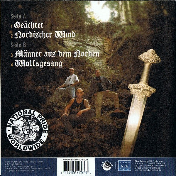 KRAFTHEIM (クラフトトハイム)  - Geachtet (German 500枚限定クリアヴァイナル 7"「廃盤 New」)