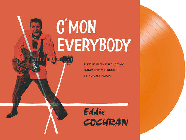 EDDIE COCHRAN (エディ・コクラン)  - C'mon Everybody (UK 500 Ltd.Reissue Orange VInyl 10" Mini LP/New)