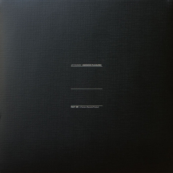 JOY DIVISION (ジョイ・ディヴィジョン)  - Unknown Pleasures (EU 正規限定再発180グラム重量 LP/NEW) '79年名作1stアルバム