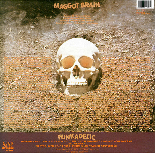 FUNKADELIC (ファンカデリック)  - Maggot Brain (UK 限定復刻再発「黒盤」 LP/New-SEW-002)’71年名作サード・アルバム！