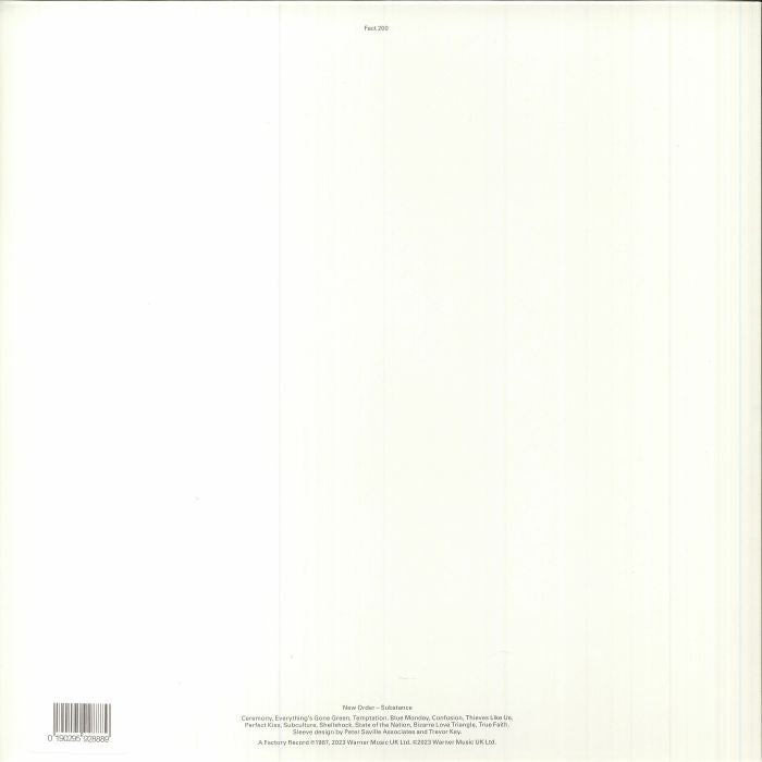 NEW ORDER (ニュー・オーダー)  - Substance (Worldwide 限定復刻リマスター再発180グラム重量 2xLP/NEW)