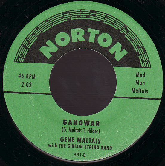 GENE MALTAIS (ジーン・マルティス)  - Gangwar / The Raging Sea (US 限定再発 7"+CS/New)