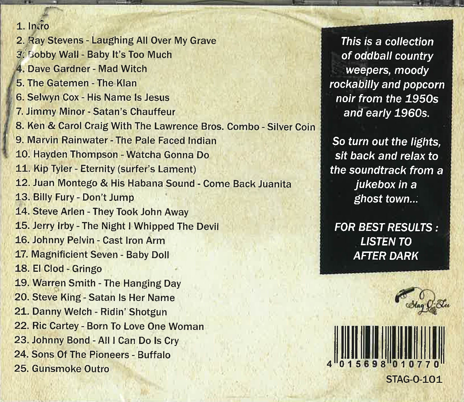 V.A. (50's & 60's 西部劇イメージ編)  - Gunsmoke Vol.1 & 2 (German CD/New)