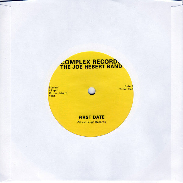 JOE HEBERT BAND, THE (ザ ・ジョー・ヘバート・バンド)  - I Don't Wanna Be A Preppy (US 限定プレス正規再発 7"「廃盤 New」)