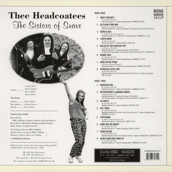 HEADCOATEES (ヘッドコーティーズ)  - The Sisters Of Suave (UK 限定復刻再発 LP/New) '99年発表シングルコンピ