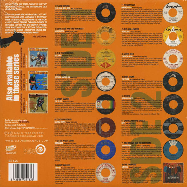 V.A. - Infamous Instro Monsters Of Rock’N’Roll Vol.4 (Spain Limited LP/New)