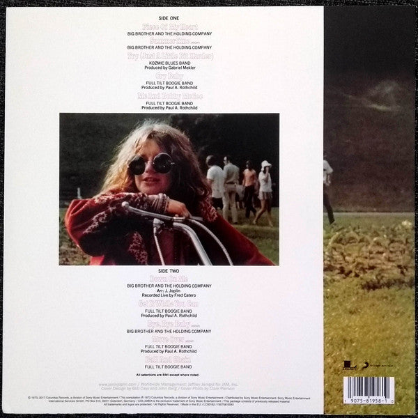 JANIS JOPLIN   (ジャニス・ジョップリン)  - Greatest Hits (EU 限定復刻再発 LP/New)