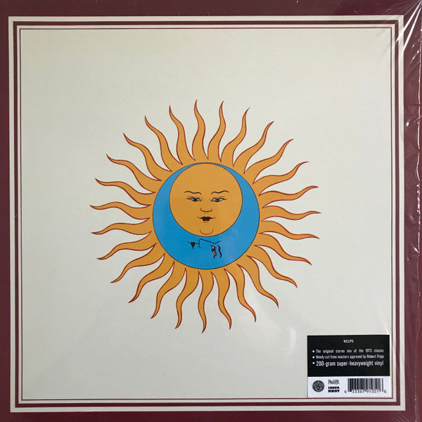 KING CRIMSON (キング・クリムゾン)  - Larks' Tongues In Aspic (UK 限定リマスター再発 200g LP/New)