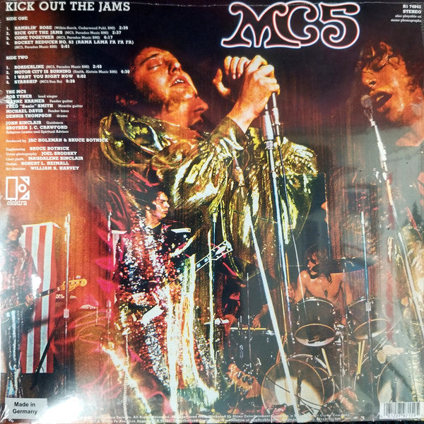 MC 5 (エム・シー・ファイヴ)  - Kick Out The Jams (German 限定復刻再発 180g LP/New)’69年ライブ収録名作デビュー・アルバム