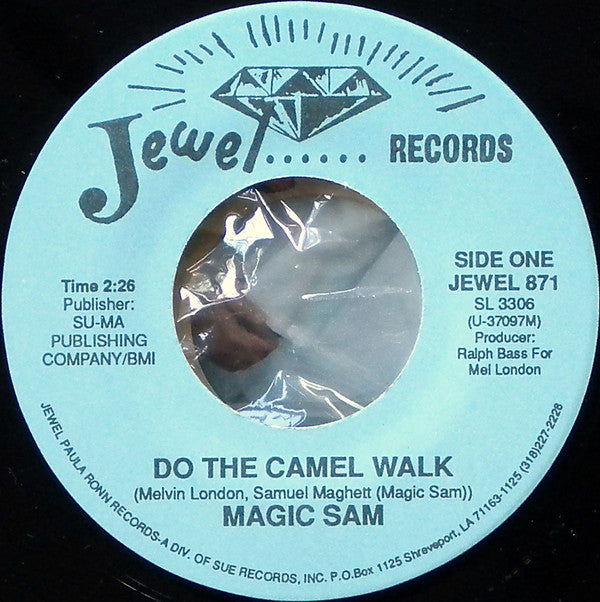 MAGIC SAM (マジック・サム)  - Do The Camel Walk (80's US 限定再発「黒盤」7インチ/廃盤 New) '61年Chief社での、稲妻ギター炸裂ロッキンBLUES/R&Bインスト！