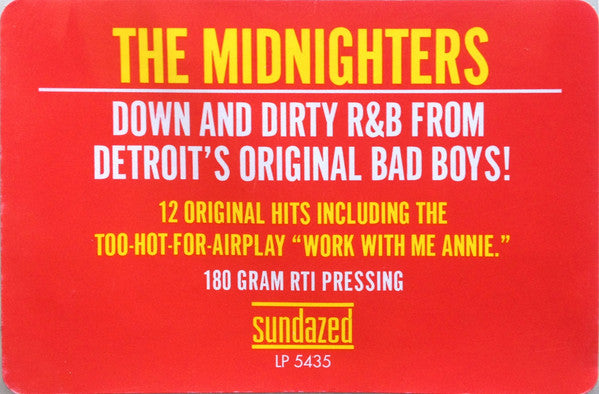 MIDNIGHTERS (HANK BALLARD & THE) (ハンク・バラード ＆ ザ・ミッドナイターズ)  - Their Greatest Hits (US 限定復刻再発 180g LP/New) '56年発表ベストコンピ