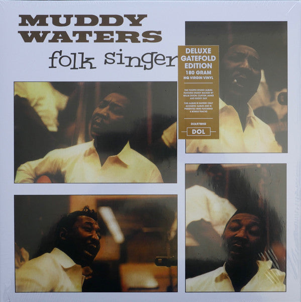 MUDDY WATERS (マディウォーターズ)  - Folk SInger (EU 限定ボーナス入り再発「HQ＝高音質」180g LP/New) バディガイ参加'64年4作目アルバム。