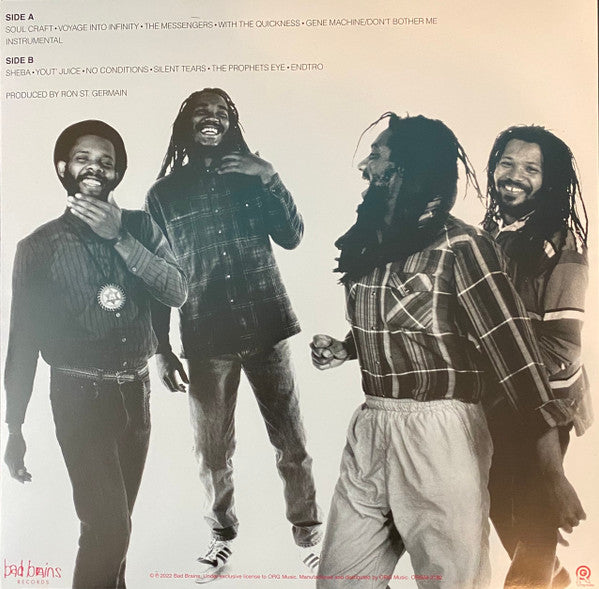 BAD BRAINS (バッド・ブレインズ) - Quickness (US 「正規」限定再発 LP / New)  '89年HR2度目の復帰アルバム！