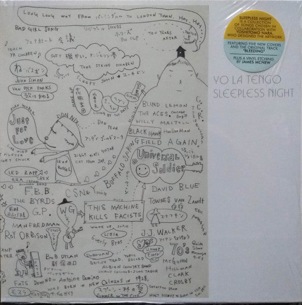 YO LA TENGO (ヨ・ラ・テンゴ)  - Sleepless Night (US Limited 1-Sided Etched 12"/NEW)