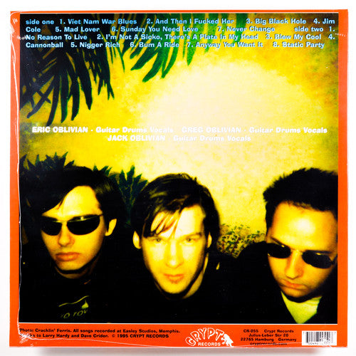 OBLIVIANS (オブリビアンズ)  - Soul Food (ドイツCRYPT社限定再発 LP /New)メンフィス・レジェンド・ブルース・ガレージパンク、’95年デビュー・アルバム！