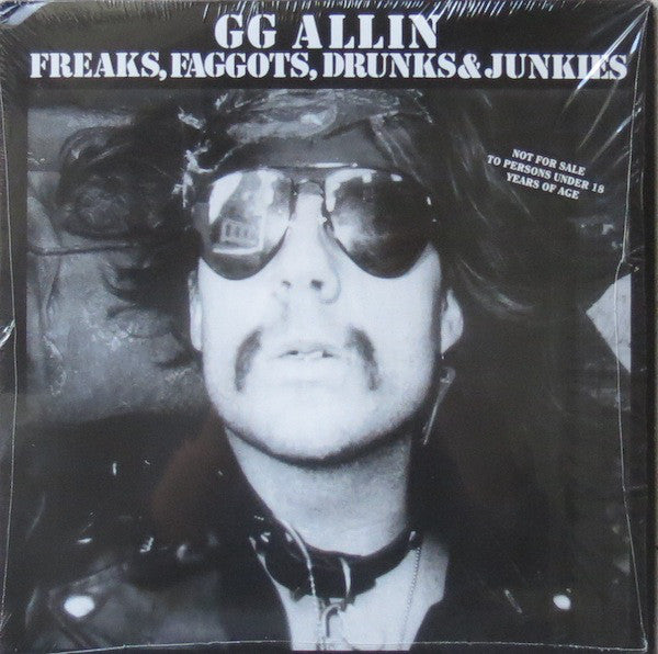 GG ALLIN (GGアリン) - Freaks, Faggots, Drunks & Junkies (US 正規再発「限定カラーヴァイナル」 LP / New) '22年「Shit Mix」バージョン！