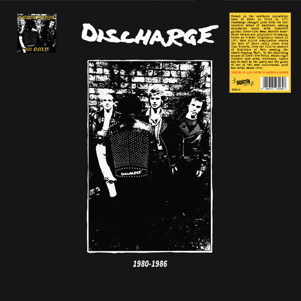 DISCHARGE (ディスチャージ) - 1980-1986 (Italy 200 Ltd.Reissue White Vinyl LP / New)