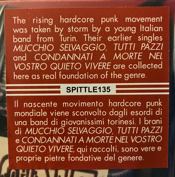 NEGAZIONE (ネガツィオーネ ) - Wild Bunch : The Early Days (Italy 「正規」限定再発 LP/ New) '84〜'85年の全18曲 !