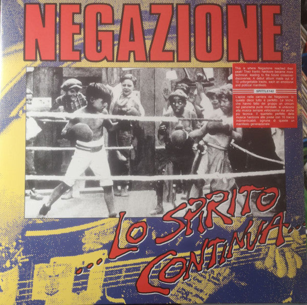 NEGAZIONE (ネガツィオーネ ) - ...Lo Spirito Continua... (Italy 「正規」限定再発 LP/「TVOR」社仕様バージョン/ New) 80sイタリアン・ハードコア・レジェンド !