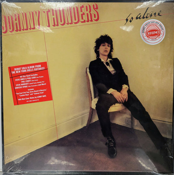 JOHNNY THUNDERS (ジョニー・サンダース) - So Alone (US/EU 45周年記念正規再発「限定レッドヴァイナル」 LP/ New) '78年初ソロ・アルバム！