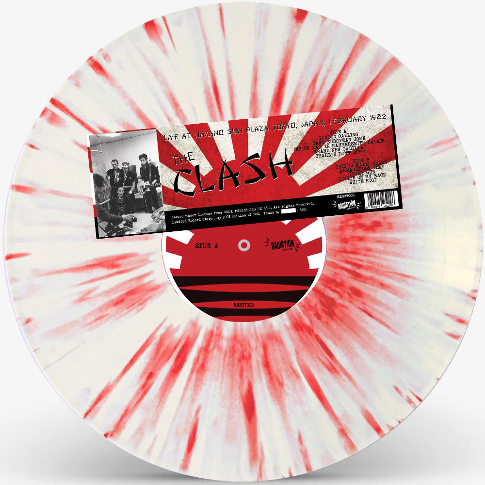 CLASH, THE (ザ・クラッシュ) - Live At The Nakano Sun Plaza, February 1st 1982 : FM Broadcast  (Italy 500枚限定 RSD 2022 ホワイト＆レッド・スプラッターヴァイナルLP/ New)