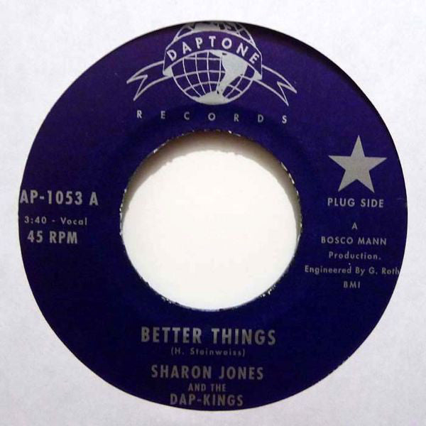 SHARON JONES & THE DAP-KINGS (シャロン・ジョーンズ & ダップキングス)  - Better Things (US 限定プレス 7"/New)
