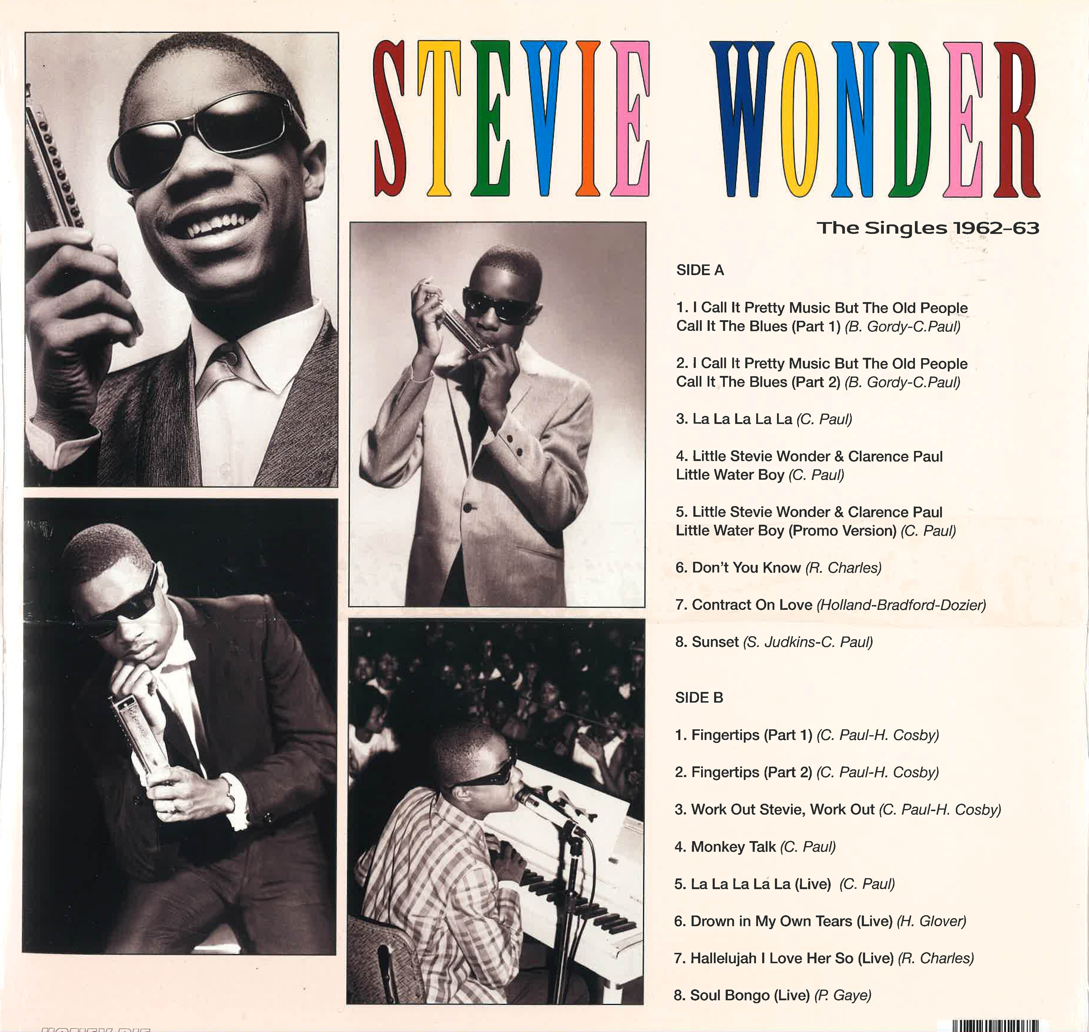 (LITTLE) STEVIE WONDER (リトル・スティーヴィー・ワンダー)  - The Singles 1962-63 (EU Limited LP/New)