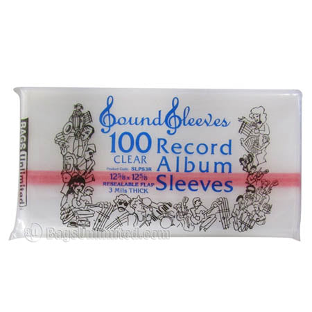 12” OUTER POLY-SLEEVE（透明） - 100枚セット