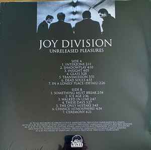 JOY DIVISION (ジョイ・ディヴィジョン)  - Unreleased Pleasures (US 限定 LP/NEW)