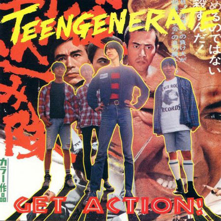 TEENGENERATE (ティーンジェネレート)  - Get Action ! (ドイツ CRYPT社 限定再発 LP/New) '94年衝撃のデビュー・アルバム！日本パンクの金字塔、大名作！