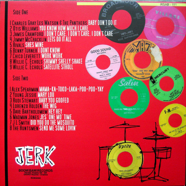 V.A. (50’s〜60's RAW-R&B/ノーザン＆ラテン SOULレア・シングル編集シリーズ・コンピ) - The Jerk Boom! Bam! Vol.1 (ドイツ限定プレス LP/New)