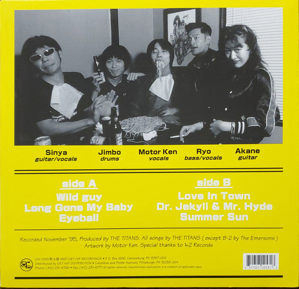 TITANS (タイタンズ)  - Wild Guy (US 限定10インチ・ミニ LP/ New)’97年6曲入りミニ・アルバム