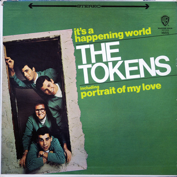 TOKENS (トーケンズ)  -It's A Happening World (US '67 オリジナル・ステレオ LP/廃盤デッドストックNew) 白人ドゥワップ大御所'67年7作目アルバム。サンシャインポップ（ソフトロック）、ノーザンPOP名曲満載！