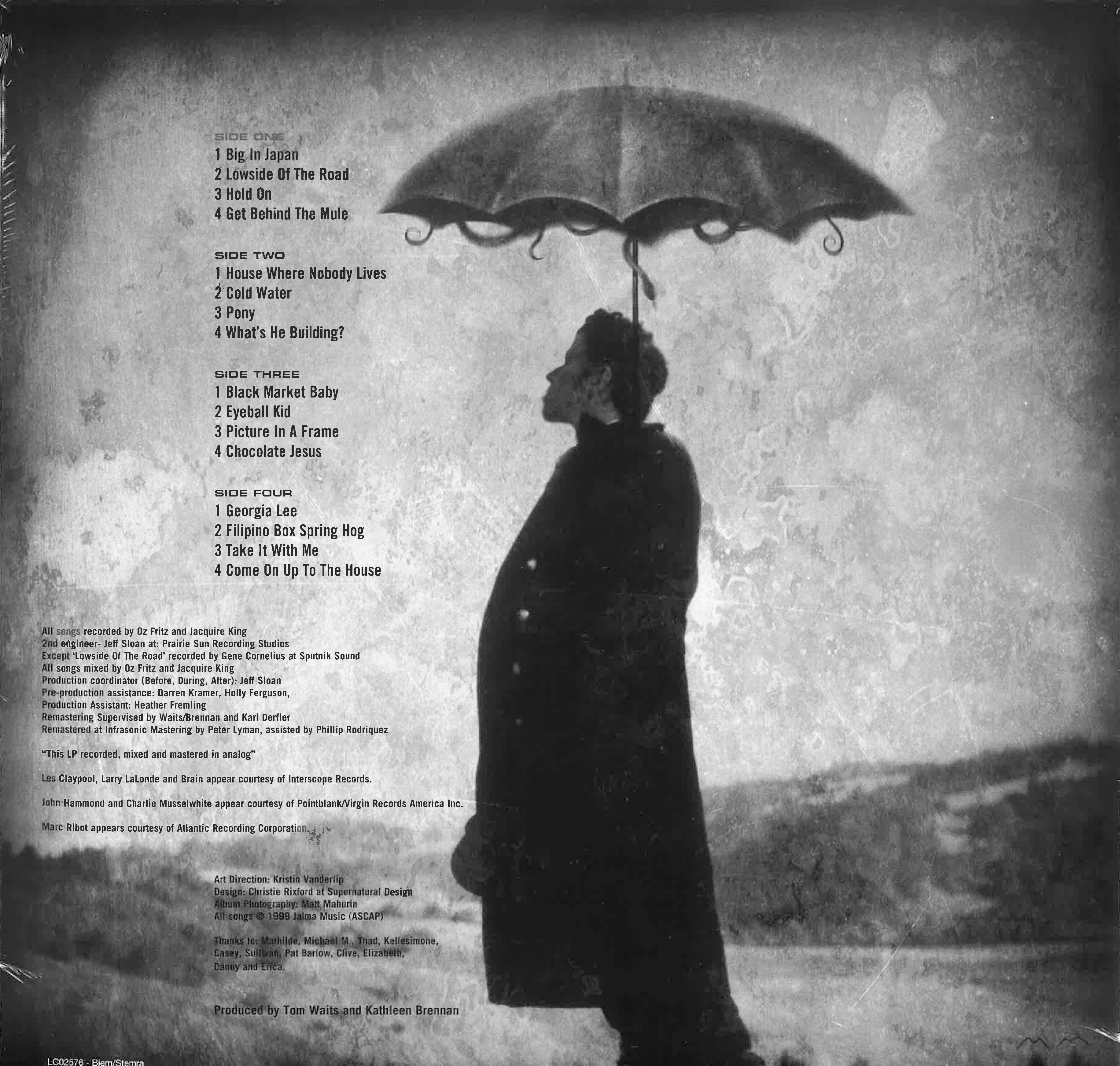 TOM WAITS   (トム・ウェイツ)  - Mule Variations (EU 限定復刻リマスター再発 180g 2xLP/New)