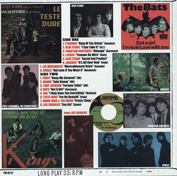 V.A. (60's 各国MOD-R&Bビート・コンピ) -  Trans-World Punk Rave Up Vol.2 (ドイツ限定ジャケ違い再発 LP/New)