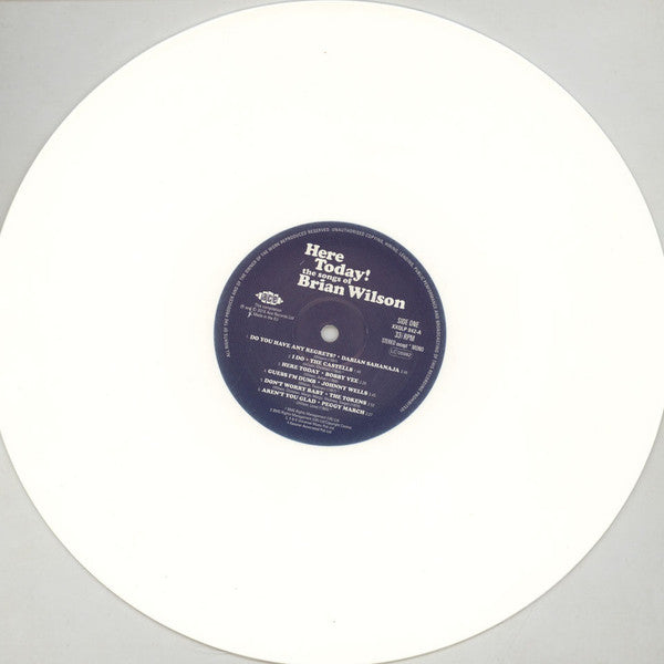 V.A. (ブライアン・ウィルソン作名曲群のカヴァ・コンピ)  - Here Today! The Songs of Brian Wilson (UK Ltd.180g White Vinyl LP/New)