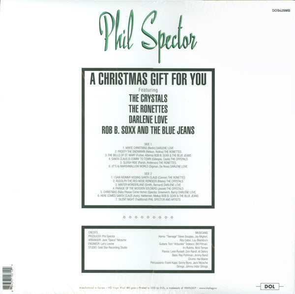 V.A. (フィル・スペクター・クリスマス・アルバム) A Christmas Gift For You From Phil Spector (EU 限定復刻再発「グリーン・ヴァイナル」180g  LP/廃盤 New) '63年大名作クリスマス・アルバム！