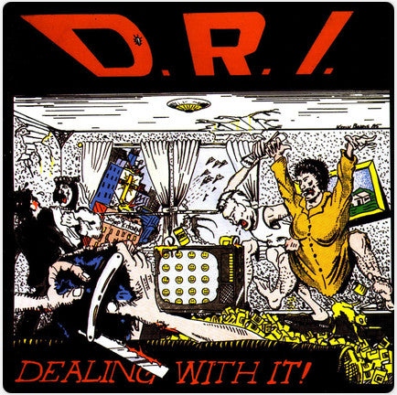 D.R.I. (Dirty Rotten Imbeciles) - Dealing With It! (US 「正規」限定プレス再発 LP / New) '85年ファーストアルバム！