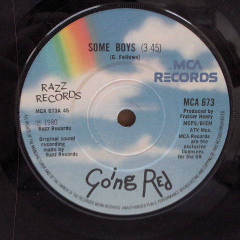 GOING RED? (ゴーイング・レッド？) - Some Boys (UK '80 再発 7"+マットソフト紙ジャケ/MCA 673) ジルテッド・ジョン(グラハム・フェローズ) + フレッシーズ !